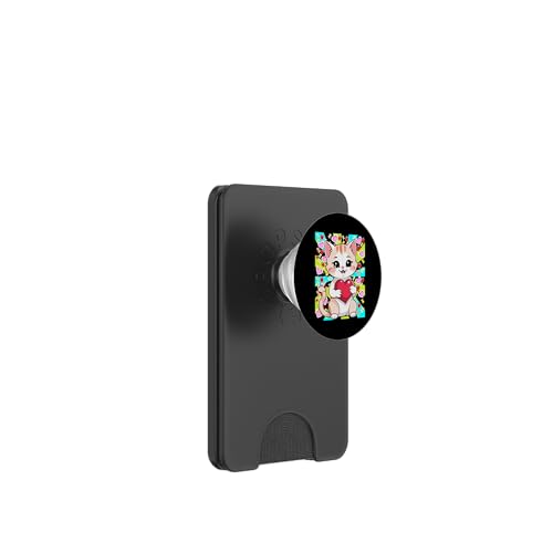 Sommer Kind Retro Katze Herz Katzen Sommerzeit 80er Kinder PopSockets PopWallet für MagSafe Sommer Kind Retro Katze Herz Katzen Sommerzeit 80er Kinder PopSockets PopWallet für MagSafe von 80er 90er Katzen Retro Katze Vintage