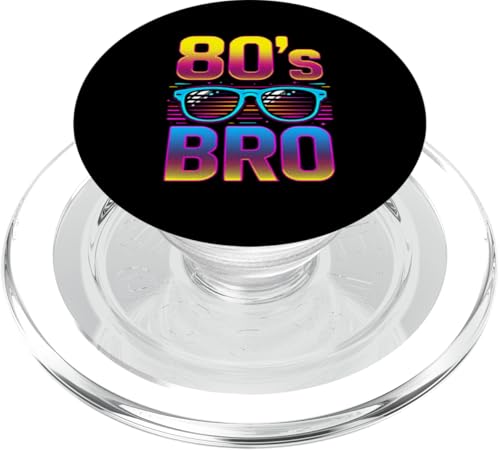80er Jahre BRO 80er Jahre Retro PopSockets PopGrip für MagSafe von 80er Jahre Retro-Designs