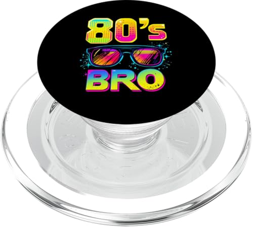 80er Jahre BRO 80er Jahre Retro PopSockets PopGrip für MagSafe von 80er Jahre Retro-Designs