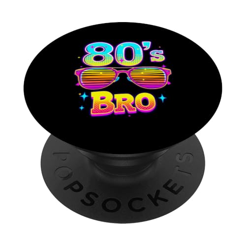 80er Jahre Bro 80er Jahre Retro PopSockets Klebender PopGrip von 80er Jahre Retro-Designs