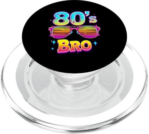 80er Jahre Bro 80er Jahre Retro PopSockets PopGrip für MagSafe von 80er Jahre Retro-Designs