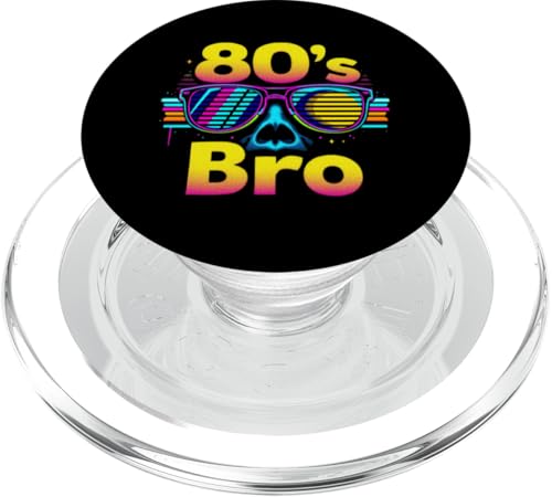 80er Jahre Bro 80er Jahre Retro PopSockets PopGrip für MagSafe von 80er Jahre Retro-Designs