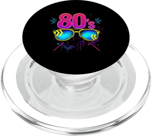 80er Jahre Retro PopSockets PopGrip für MagSafe von 80er Jahre Retro-Designs