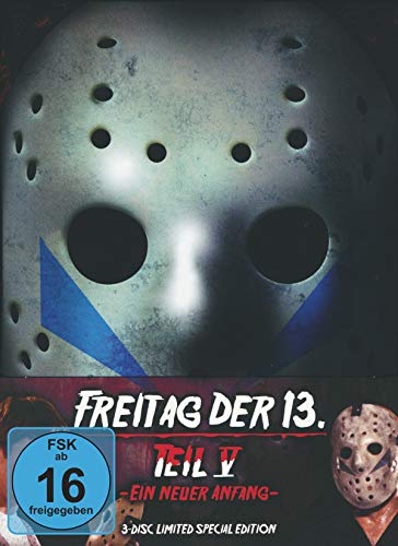 Freitag, der 13. - Teil 5: Ein neuer Anfang - Uncut - Mediabook (+ DVD) (+ Bonus-DVD) [Blu-ray] von 84 Entertainment