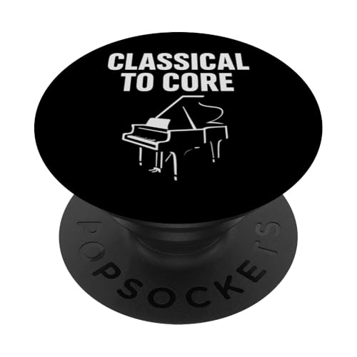 Klassisches Pianisten-Klavierleben, Musikaufführung, Geschenk, Chopin PopSockets Klebender PopGrip Klassisches Pianisten-Klavierleben, Musikaufführung, Geschenk, Chopin PopSockets Klebender PopGrip von 88 Keys Classical Music Recital Season Piano Gift