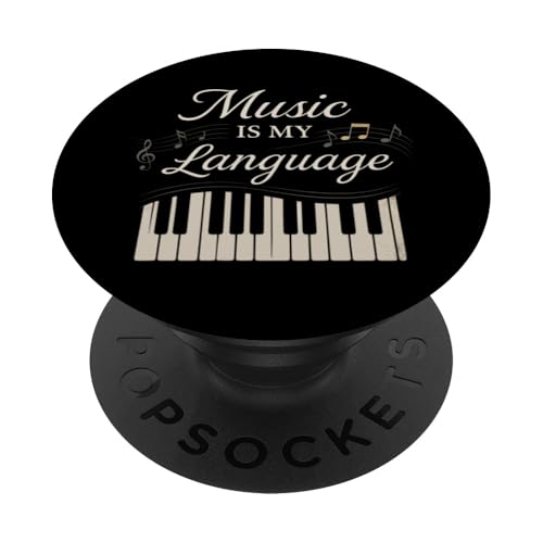 Klassisches Pianisten-Klavierleben, Musikaufführung, Geschenk, Chopin PopSockets Klebender PopGrip Klassisches Pianisten-Klavierleben, Musikaufführung, Geschenk, Chopin PopSockets Klebender PopGrip von 88 Keys Classical Music Recital Season Piano Gift