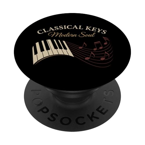 Klassisches Pianisten-Klavierleben, Musikaufführung, Geschenk, Chopin PopSockets Klebender PopGrip Klassisches Pianisten-Klavierleben, Musikaufführung, Geschenk, Chopin PopSockets Klebender PopGrip von 88 Keys Classical Music Recital Season Piano Gift