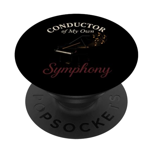 Klassisches Pianisten-Klavierleben, Musikaufführung, Geschenk, Chopin PopSockets Klebender PopGrip Klassisches Pianisten-Klavierleben, Musikaufführung, Geschenk, Chopin PopSockets Klebender PopGrip von 88 Keys Classical Music Recital Season Piano Gift