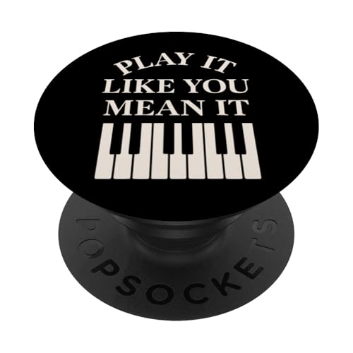 Klassisches Pianisten-Klavierleben, Musikaufführung, Geschenk, Chopin PopSockets Klebender PopGrip Klassisches Pianisten-Klavierleben, Musikaufführung, Geschenk, Chopin PopSockets Klebender PopGrip von 88 Keys Classical Music Recital Season Piano Gift