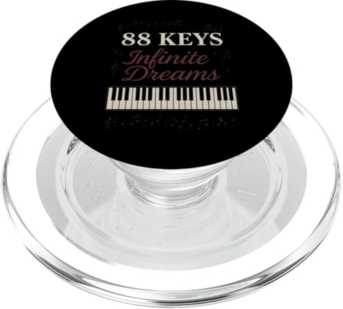 Klassisches Pianisten-Klavierleben, Musikaufführung, Geschenk, Chopin PopSockets PopGrip für MagSafe Klassisches Pianisten-Klavierleben, Musikaufführung, Geschenk, Chopin PopSockets PopGrip für MagSafe von 88 Keys Classical Music Recital Season Piano Gift