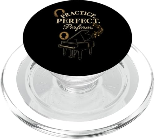 Klassisches Pianisten-Klavierleben, Musikaufführung, Geschenk, Chopin PopSockets PopGrip für MagSafe Klassisches Pianisten-Klavierleben, Musikaufführung, Geschenk, Chopin PopSockets PopGrip für MagSafe von 88 Keys Classical Music Recital Season Piano Gift