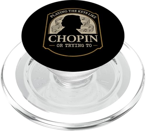 Klassisches Pianisten-Klavierleben, Musikaufführung, Geschenk, Chopin PopSockets PopGrip für MagSafe Klassisches Pianisten-Klavierleben, Musikaufführung, Geschenk, Chopin PopSockets PopGrip für MagSafe von 88 Keys Classical Music Recital Season Piano Gift