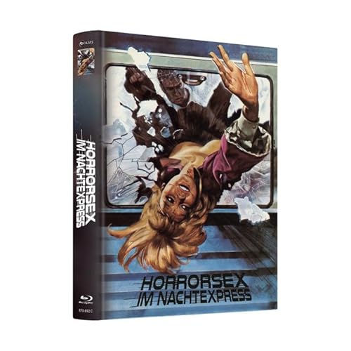 Horrorsex im Nachtexpress UNCUT - Terror Express ( La Ragazza del vagone letto ) limited DVD + Blu-Ray Mediabook 444er Edition Cover C von 8FILMS