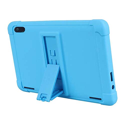 Onn ONA19TB003 Tablet-Schutzhülle mit Ständer, stoßfest, aus Silikon, inkl. PC-Tablet-Halterung für Onn 25,6 cm (10,1 Zoll), Blau von 8Wireless