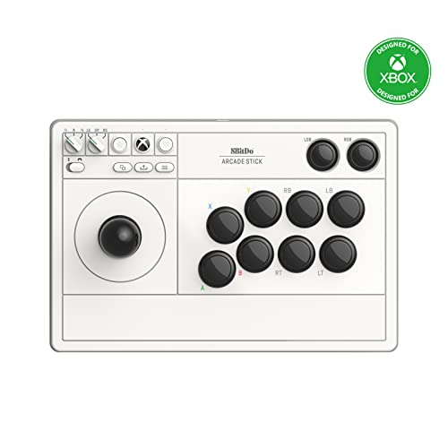 8BitDo Arcade Stick For Xbox & PC (Windows 10) - White von 8bitdo
