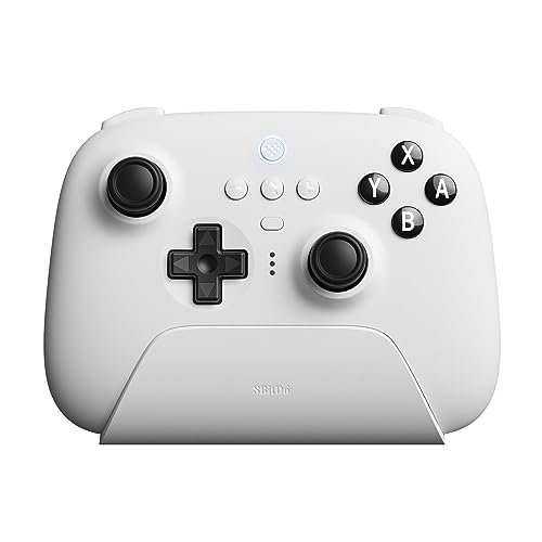 8BitDo Ultimate Bluetooth & 2.4g Controller with Charging Dock for Switch and Windows - White von 8bitdo