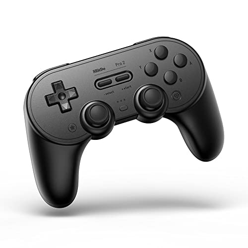 8Bitdo Pro 2 Bluetooth Controller for Switch, PC, macOS, Android, Steam & Raspberry Pi (Black Edition) von 8bitdo