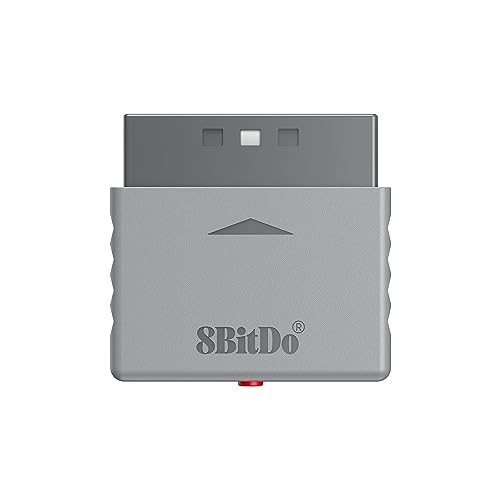 8Bitdo Retro Receiver für PS1 PS2 und Windows, 8Bitdo Bluetooth Adapter Kompatibel mit Xbox Series Controller, Xbox One Bluetooth Controller, Switch Pro Controller und PS5/PS4 Controller von 8bitdo