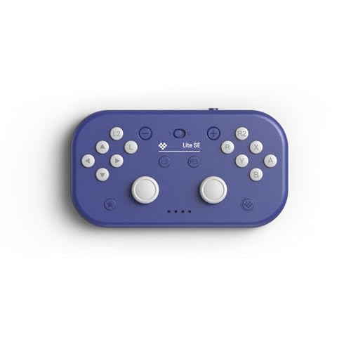 8bitdo Lite SE Bluetooth Gamepad for Switch, Android, iPhone, iPad, macOS and Apple TV, for Gamers with Limited Mobility (Purple) von 8bitdo