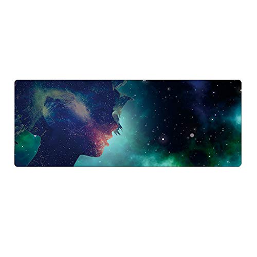 Gaming Mauspad, Multifunktionales Mauspad, Mouse Pad, Gaming Mousepad pc Unterlage, Mauspad Computer, Maus Pad 80 x 30 cm, Extended Gaming Matte Large Size, Mouspad Gamer rutschfest (N) von 95