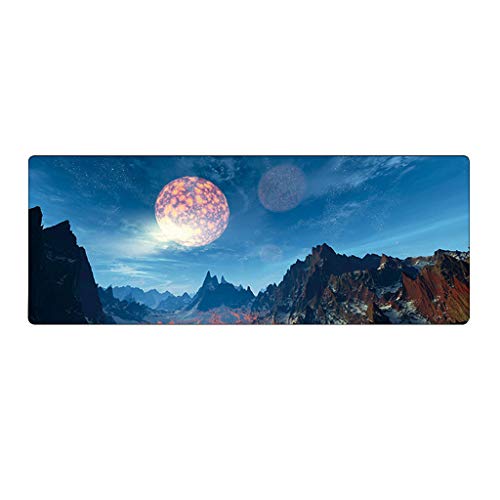Gaming Mauspad, Multifunktionales Mauspad, Mouse Pad, Gaming Mousepad pc Unterlage, Mauspad Computer, Maus Pad 80 x 30 cm, Extended Gaming Matte Large Size, Mouspad Gamer rutschfest (O) von 95