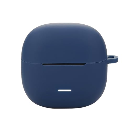 95sCloud-1 Silikon Hülle kompatibel mit Redmi Buds 6 Lite Kopfhörer Wireless Charging Case, Case Abdeckung Stoßfeste & Staubdicht Etui Case Cover Schoner Schutzhülle Silikonhülle (Dark Blue, OneSize) von 95sCloud-1