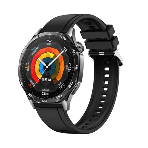95sCloud-1 Silikon Sport Armband Kompatibel mit Huawei GT 5 22mm Herren Damen,Verstellbare Uhrenarmbänder Ersatzbänder Armband Sport Ersatzarmband Sportarmband Ersatz Band (D, One Size) von 95sCloud-1