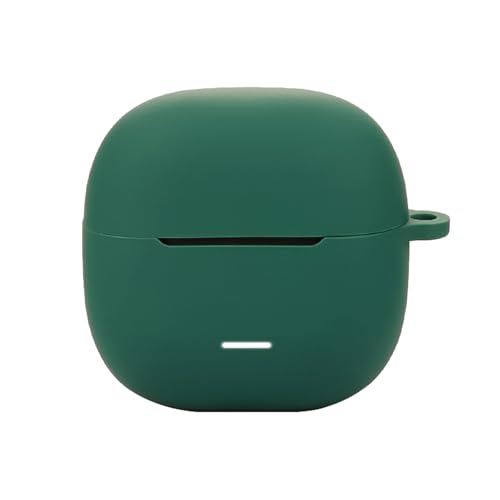 Silikon Hülle kompatibel mit Redmi Buds 6 Lite Kopfhörer Wireless Charging Case, Case Abdeckung Stoßfeste & Staubdicht Etui Case Cover Schoner Schutzhülle Silikonhülle (Dark Green, Onesize) von 95sCloud-1