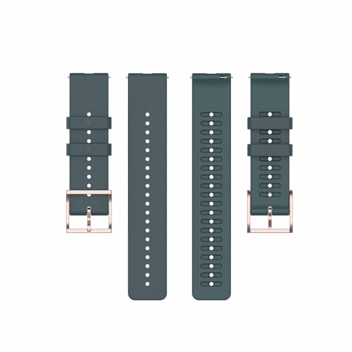 Silikon Sport Armband Kompatibel mit POLAR Vantage M2/POLAR GRIT X/POLAR Vantage M 22 mm,Verstellbare Uhrenarmbänder Ersatzbänder Armband Sport Ersatzarmband Sportarmband Ersatz Band (D, 22x2cm) von 95sCloud-1