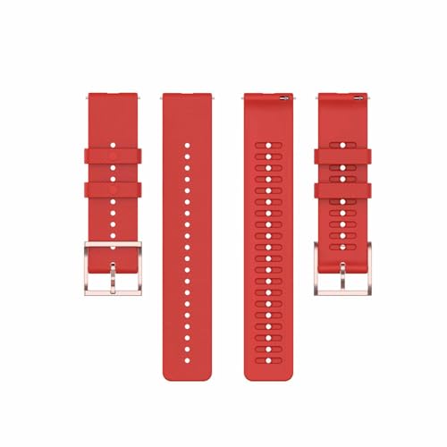 Silikon Sport Armband Kompatibel mit POLAR Vantage M2/POLAR GRIT X/POLAR Vantage M 22 mm,Verstellbare Uhrenarmbänder Ersatzbänder Armband Sport Ersatzarmband Sportarmband Ersatz Band (E, 22x2cm) von 95sCloud-1