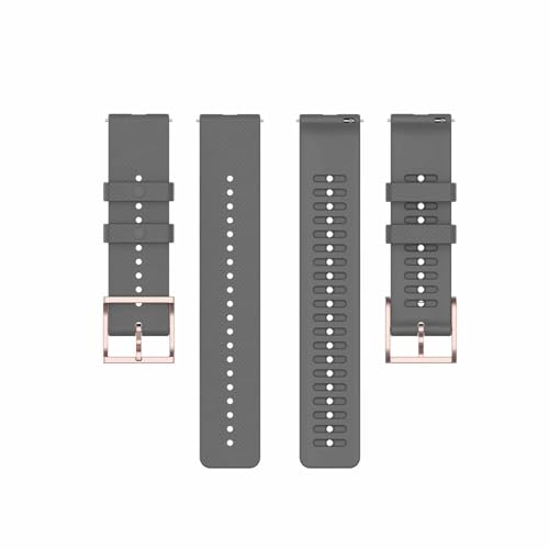 Silikon Sport Armband Kompatibel mit POLAR Vantage M2/POLAR GRIT X/POLAR Vantage M 22 mm,Verstellbare Uhrenarmbänder Ersatzbänder Armband Sport Ersatzarmband Sportarmband Ersatz Band (G, 22x2cm) von 95sCloud-1