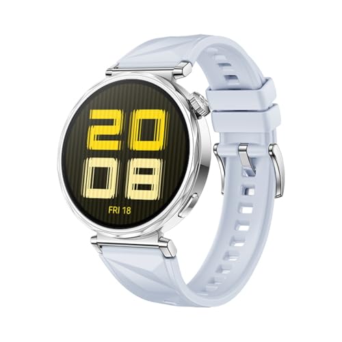 Sportarmband Ersatzbänder Ersatz Armbänder Kompatibel mit Huawei Watch GT5 18MM Sport Armband Uhrenarmband für Damen Herren, Silikon Sport Bracelet Armbänder Replacement Strap (D, 19.3X1.8CM) von 95sCloud-1