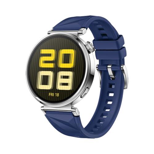 Sportarmband Ersatzbänder Ersatz Armbänder Kompatibel mit Huawei Watch GT5 18MM Sport Armband Uhrenarmband für Damen Herren, Silikon Sport Bracelet Armbänder Replacement Strap (N, 19.3X1.8CM) von 95sCloud-1