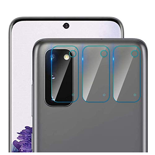 3 Stücke Kameraschutz für Samsung Galaxy S20 6,2 Zoll, Fibre Soft Back Camera Lens Screen Protector Film Protector Ultradünne Klar Schutzfolie Kamera Anti-Kratzen Displayschutzfolie von 95sCloud