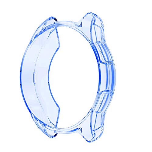 Gehäuse Hülle Displayschutz Kompatibel mit Samsung Galaxy Watch 42mm, Ultra dünn TPU Case Schutz Stoßstange Abdeckung Schutzhülle Schlankes Cover Schutz Bumper und Fitness-Tracker (Blau) von 95sCloud