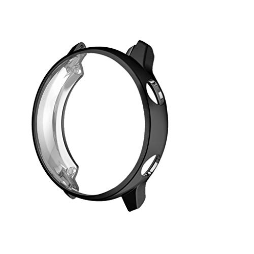 Gehäuse Hülle Displayschutz Kompatibel mit Samsung Galaxy Watch Active 40mm, Ultra dünn TPU Case Schutz Stoßstange Abdeckung Schutzhülle Schlankes Case Gesundheits und Fitness-Tracker (Schwarz) von 95sCloud