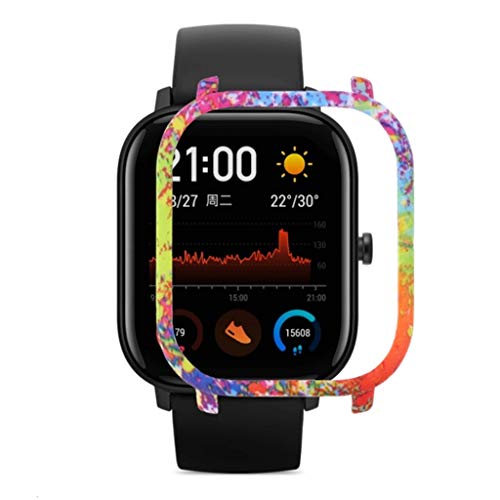 Gehäuse Kompatibel mit Xiaomi Huami Amazfit GTS Watch, PC Shell Schutzhülle Stoßfest Anti-Scratch Shell Protector Bumper Rahmen Full Cover Case für Sport Fitness für Xiaomi Huami Amazfit GTS (C) von 95sCloud