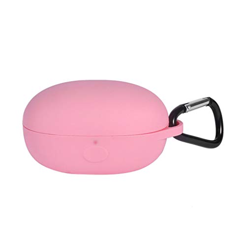 Hülle Ersatz für 1more Bluetooth Wireless Charging Box Case Silicone Bluetooth Kopfhörer Case zubehör schutz in-ear-kopfhörer-Abdeckung Protective Cover für 1more Bluetooth Schutzhülle (Rosa) von 95sCloud