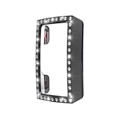 95sCloud Kompatibel mit Fitbit Charge 3 Hülle, PC Plating Case Gehäuse Glänzend Diamanten Bling Displayschutz Schlankes Abdeckung Stoßstange Gehäuse Schutzhülle für Frauen Mädchen (Schwarz) von 95sCloud