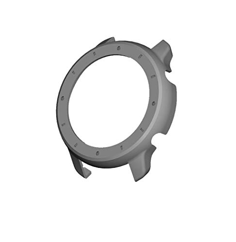 95sCloud Kompatibel mit Huami AMAZFIT GTR 47mm Displayschutz, PC-Hülle Case Schutz Stoßstange Schutzhülle Kratzschutz Displayschutzfolie Schutzrahmen Cover Ersatz Shell Frame Protector (Grau) von 95sCloud
