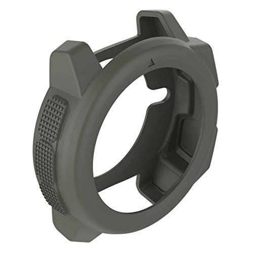 Sport Schutzhülle Ersatz für Garmin Instinct Case Cove, Protection Abdeckung Gehäuseabdeckung Silikon Hülle TPU Schutz Hülle Stoßfest Uhr Case Protector für Garmin Instinct Case Cove (Grau) von 95sCloud