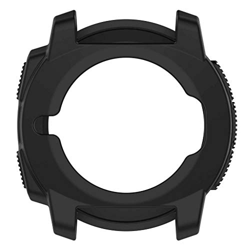 Sport Schutzhülle Ersatz für Garmin Instinct Case Cove, Protection Abdeckung Gehäuseabdeckung Silikon Hülle TPU Schutz Hülle Stoßfest Uhr Case Protector für Garmin Instinct Case Cove (Schwarz) von 95sCloud