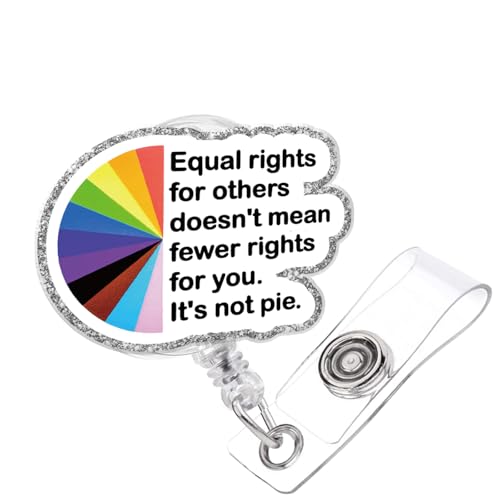 Abzeichenrolle für Krankenschwestern, LGBT-Regenbogen-Flagge, Gay-Pride, einziehbarer Ausweishalter, lustiger Regenbogen-Ausweis-Clip, Namensschild, Karte, Geschenk für Ärzte, Krankenschwestern Abzeichenrolle für Krankenschwestern, LGBT-Regenbogen-Flagge, Gay-Pride, einziehbarer Ausweishalter, lustiger Regenbogen-Ausweis-Clip, Namensschild, Karte, Geschenk für Ärzte, Krankenschwestern von 963RW