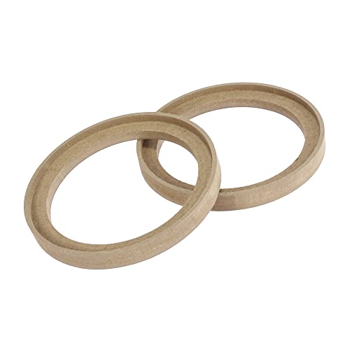 A ABSOPRO 2 Stück Auto Lautsprecher Abstandhalter Ring Adapter Holz für 6.5 Zoll von A ABSOPRO