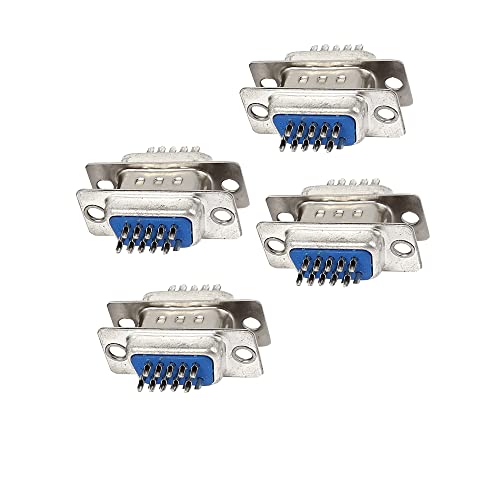 A ABSOPRO 8 Stück Stecker auf Buchse DB 15 15 Stifte 3 Reihiger VGA Kabel Adapter von A ABSOPRO