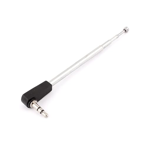 A ABSOPRO Teleskopantenne 25cm 4 Abschnitte 3,5mm Audio-Buchse FM-Radio TV Silberton A ABSOPRO Teleskopantenne 25cm 4 Abschnitte 3,5mm Audio-Buchse FM-Radio TV Silberton von A ABSOPRO
