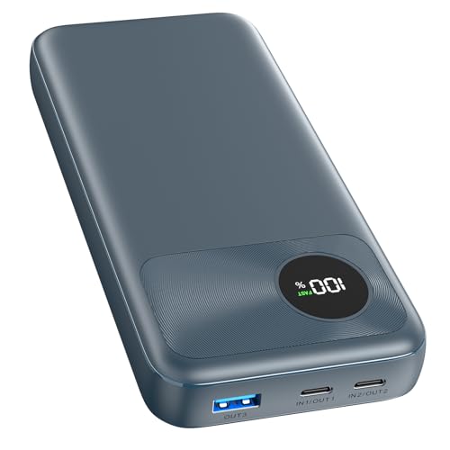 A ADDTOP Power Bank 20000mAh, 22.5W Schnell Aufladende Powerbank mit USB-C In & Out PD3.0 QC 4.0, Tragbares Ladegerät Phone External Battery Pack kompatibel mit iPhone, Smartphones, Tablets Blau A ADDTOP Power Bank 20000mAh, 22.5W Schnell Aufladende Powerbank mit USB-C In & Out PD3.0 QC 4.0, Tragbares Ladegerät Phone External Battery Pack kompatibel mit iPhone, Smartphones, Tablets Blau von A ADDTOP