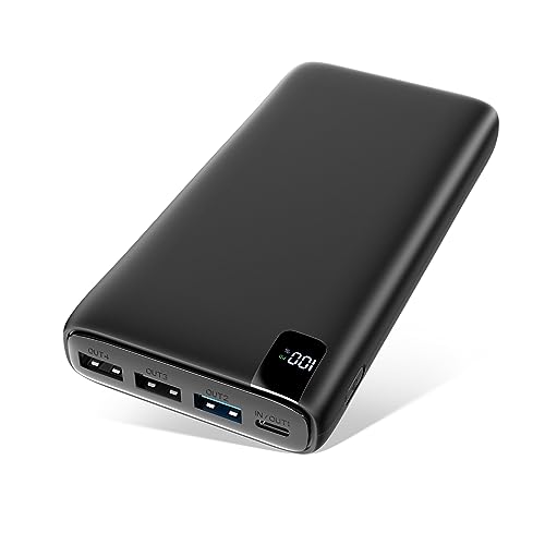 A ADDTOP Power Bank 26800mAh, 22,5W Powerbank USB C Externer Akku mit PD 20W Power Delivery, Tragbares Ladegerät mit 4 Ports kompatibel mit Smartphone, Tablets und mehr von A ADDTOP