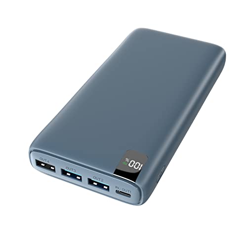 A ADDTOP Powerbank 26800mAh, USB C PD externer Akku 22,5W Tragbares Ladegerät mit led-anzeige kompatibel mit Smartphone, Tablets und mehr von A ADDTOP