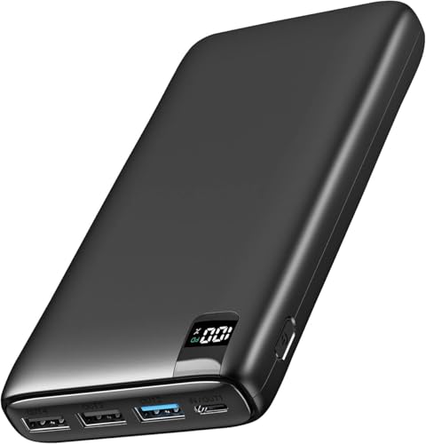 A ADDTOP Powerbank 26800mAh, externer Akku mit 22,5W Power Delivery, Tragbares Ladegerät mit 4 Ports kompatibel mit Smartphone, Tablets und mehr von A ADDTOP